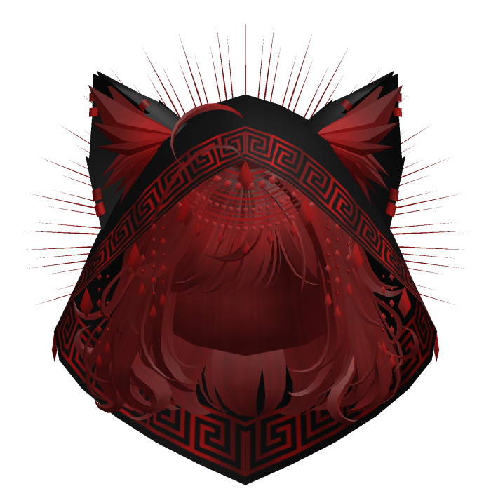 Egyptian Bob w/ Divine Red Black Hood