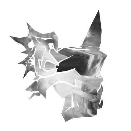 Gray Galaxy Cartoony Shoulder Armor (Left) Roblox item