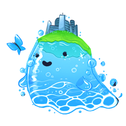 [🌎] Frutiger Aero Aqua Webcore Ghost Shoulder Pet