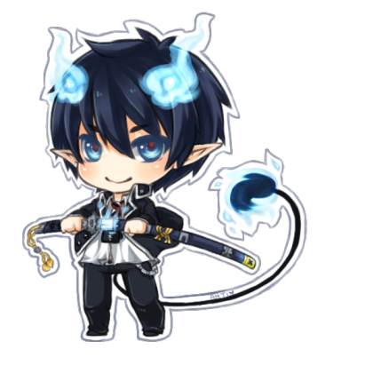 Chibi Rin Okumura Roblox decal