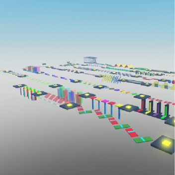 Un Obby, pero la velocidad aumenta cada segundo