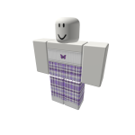 Purple Plaid Butterfly Pjs Preppy Aesthetic Y2K