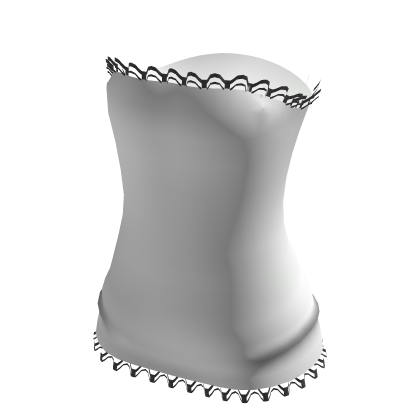 white skirt with white trim