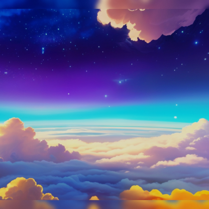 Starry Clouds Sky I ( Chill )
