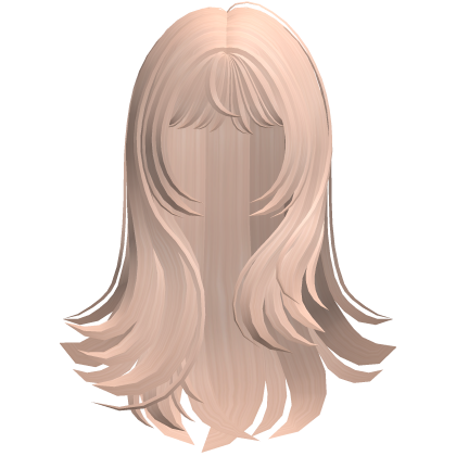 wavy hair blonde w bangs Roblox item