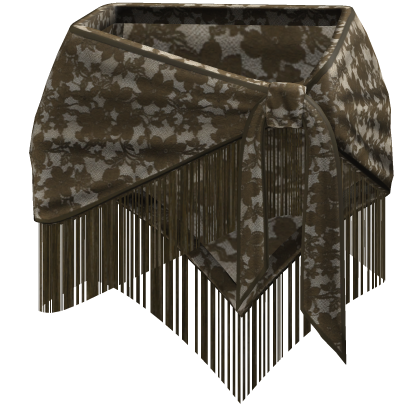 Khaki Lace Tie Waist Tassel Belt Roblox item