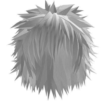 White Spiky Emo Hair