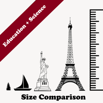 🌍 Size comparison 📐
