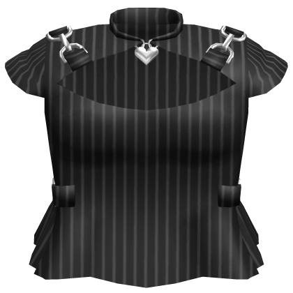 Goth Punk Cutout Top w Heart Lock Roblox item