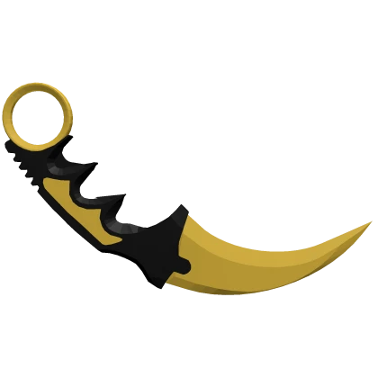 Gold Karambit Roblox item render
