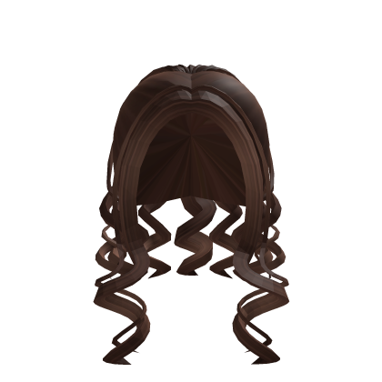  ♡ : curly high ponytail in brown v1 Roblox item