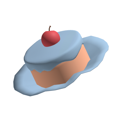 ୨୧: Cute Blue Cake Hat