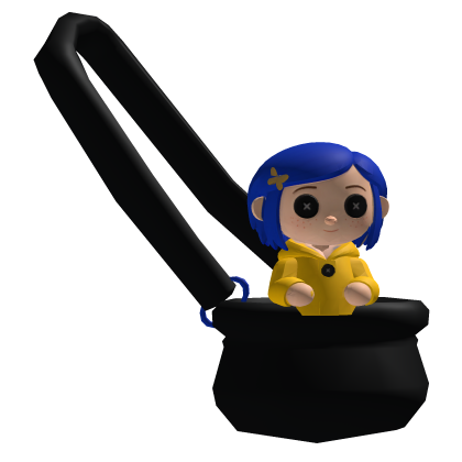 Coraline in bag