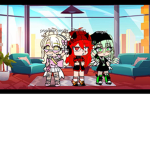 The three pink girls!