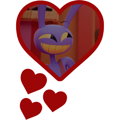 Jax Thinking Hearts TADC Amazing Digital Circus Roblox item