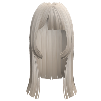 y2k long straight blond hair