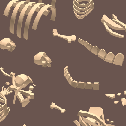 Low Poly Bones Pack