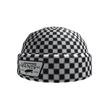 Vans checkerboard beanie discount