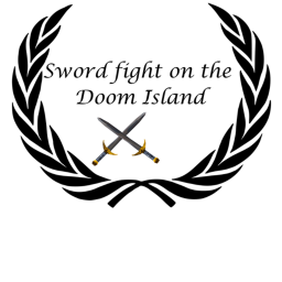 Sword fight on The Doom Island