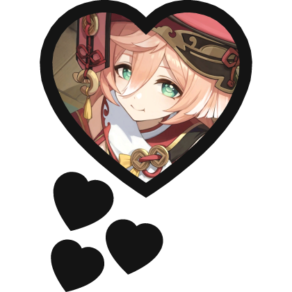 Yanfei Thinking Hearts Genshin Impact