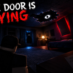 The door is lying
