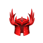 Red Galaxy Helmet of the Victorious