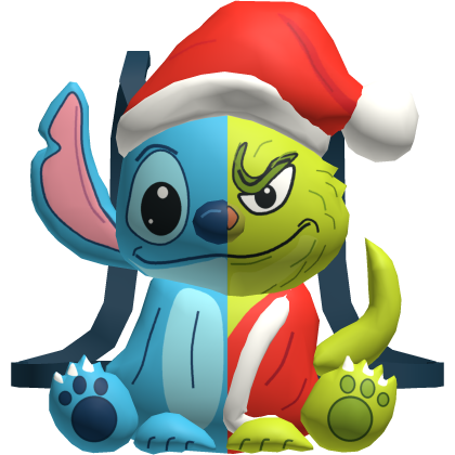 Cute Xmas Christmas Stitch Grinch Backpack  [3.0]