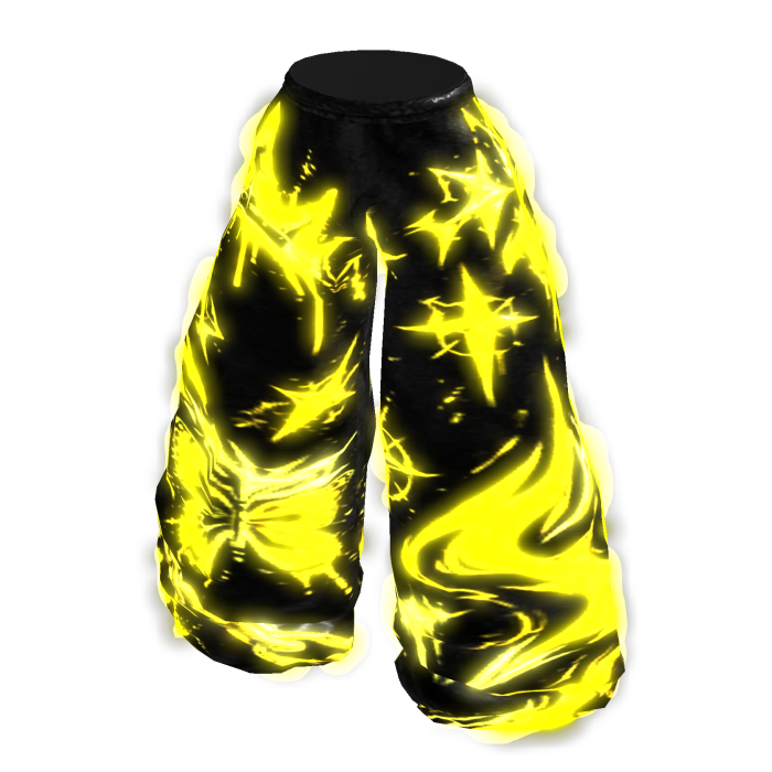 Yellow Voltage Emissive Glowing pants