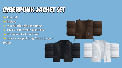 [R6] Cyberpunk jacket set preview 1