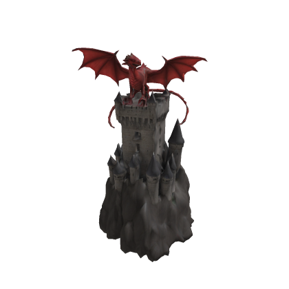 Gothic Castle with Dragon