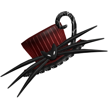 jack skellington teacup hat in red (҂ ‸ ๑ )" Roblox item