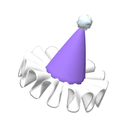 Purple Clown Party Hat Roblox item