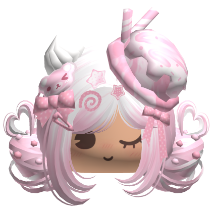 ♡ Ice Cream Girly Buns (Strawberry)
