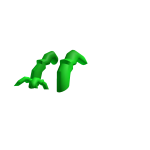 Green Insectoid Legion Horns