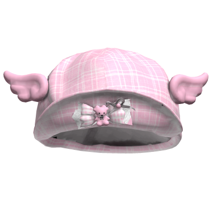 Light Pink Kawaii Bow Realistic Beret