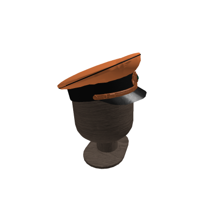 Orange Island Police Officer Hat Higher Ranks