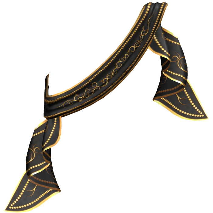 1.0 Royal sash - Black/Gold