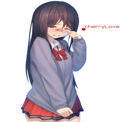 Cute hurt anime Roblox decal