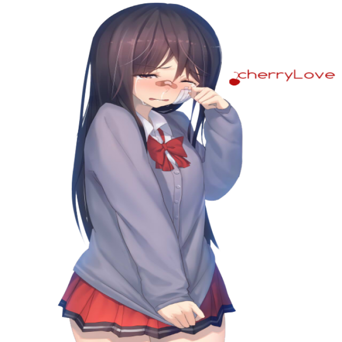 Cute hurt anime Roblox decal