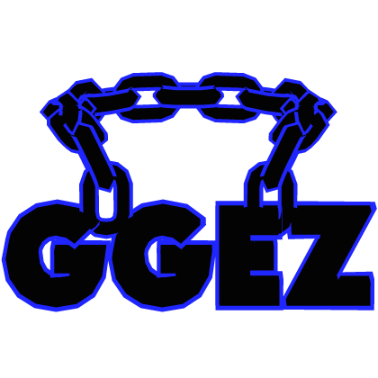 Cartoony Blue Ggez Chain
