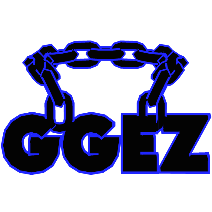 Cartoony Blue Ggez Chain