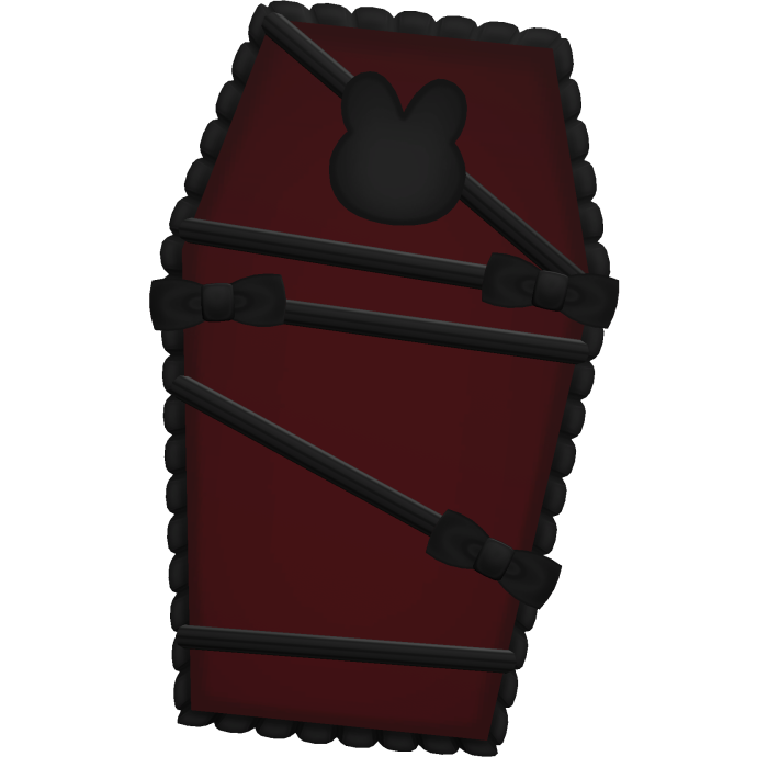 ♡ : red bunny coffin backpack