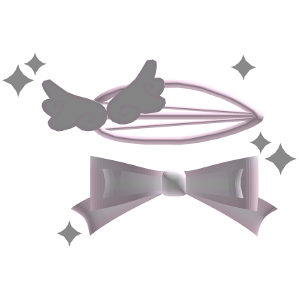 ʚ  ‿  cute bow wing hairclip ˚࿔