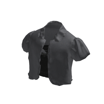Gray Washed Cropped Shirts [PBR]