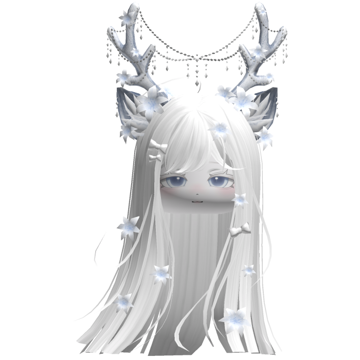 Ethereal Christmas Fairy Fawn Hair w/ Antlers