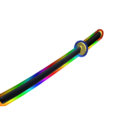 🗡️ Holdable Rainbow Outline Katana 🗡️ thumbnail