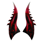 Toxic Cherry Red Horns of Pwnage
