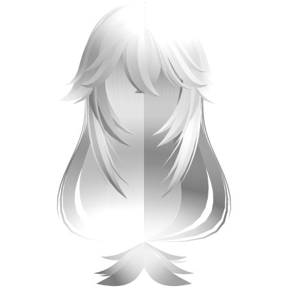 yae miko fluffy fox girl hair white Roblox item