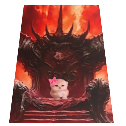 Hell Cat Meme Cape