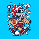 Cartoon Football kingdom